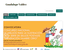 Tablet Screenshot of guadalupevaldez.com
